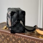 ルイヴィトンコピー ダミエ・グラフィット ミニ・ソフトトランク N45278 ルイヴィトンコピー ダミエ・グラフィット ミニ・ソフトトランク N45278