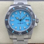 ロレックスコピー サブマリーナー  Aquamarine アクアマリン ベゼルカーボンファイバー