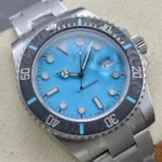 ロレックスコピー サブマリーナー  Aquamarine アクアマリン ベゼルカーボンファイバー