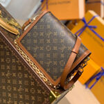 ルイ・ヴィトン LOUIS VUITTON ドーフィーヌMM モノグラムリバース ショルダーバッグ バッグ PVCコーティングキャンバス レザー レディース ブラウン系 M44391 ルイ・ヴィトン LOUIS VUITTON ドーフィーヌMM モノグラムリバース ショルダーバッグ バッグ PVCコーティングキャンバス レザー レディース ブラウン系 M44391