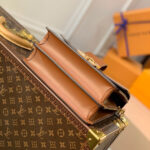 ルイ・ヴィトン LOUIS VUITTON ドーフィーヌMM モノグラムリバース ショルダーバッグ バッグ PVCコーティングキャンバス レザー レディース ブラウン系 M44391 ルイ・ヴィトン LOUIS VUITTON ドーフィーヌMM モノグラムリバース ショルダーバッグ バッグ PVCコーティングキャンバス レザー レディース ブラウン系 M44391