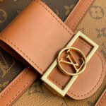 ルイ・ヴィトン LOUIS VUITTON ドーフィーヌMM モノグラムリバース ショルダーバッグ バッグ PVCコーティングキャンバス レザー レディース ブラウン系 M44391 ルイ・ヴィトン LOUIS VUITTON ドーフィーヌMM モノグラムリバース ショルダーバッグ バッグ PVCコーティングキャンバス レザー レディース ブラウン系 M44391